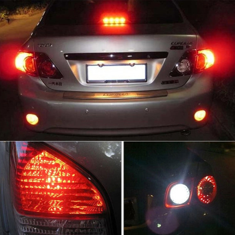 2 PCS 7440 15W 1300LM 6500K 28 SMD-3030 LED Car Brake Lights Turn Light, DC 12V, 7440