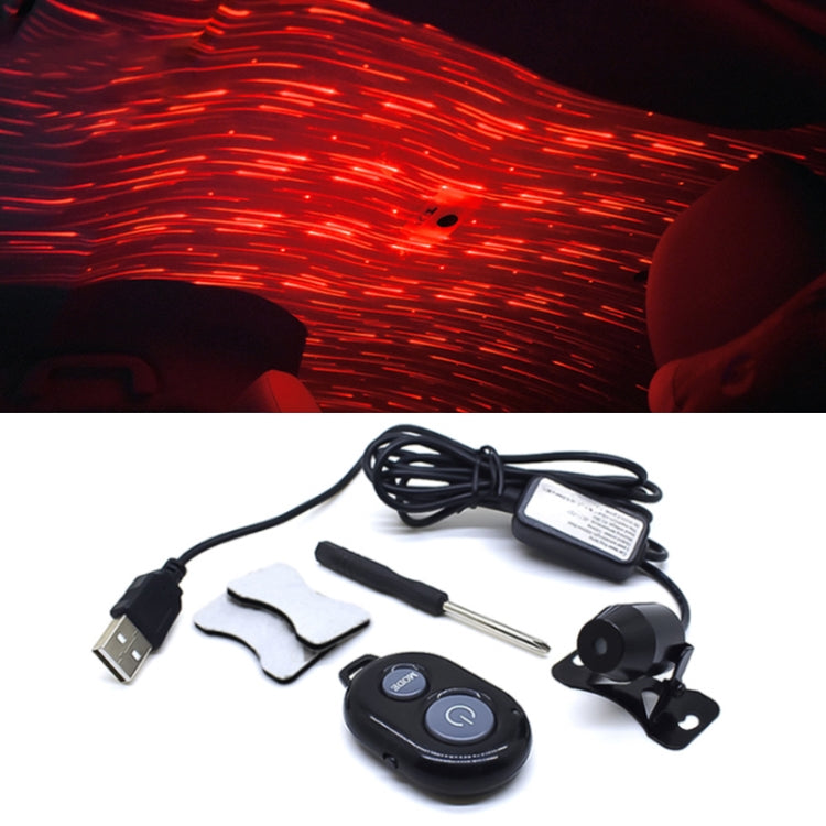 Roof Ceiling Atmosphere Decoration Red Light Star Night Lights Meteor Lamp Projector with Remote Control, Meteor/Remote Control