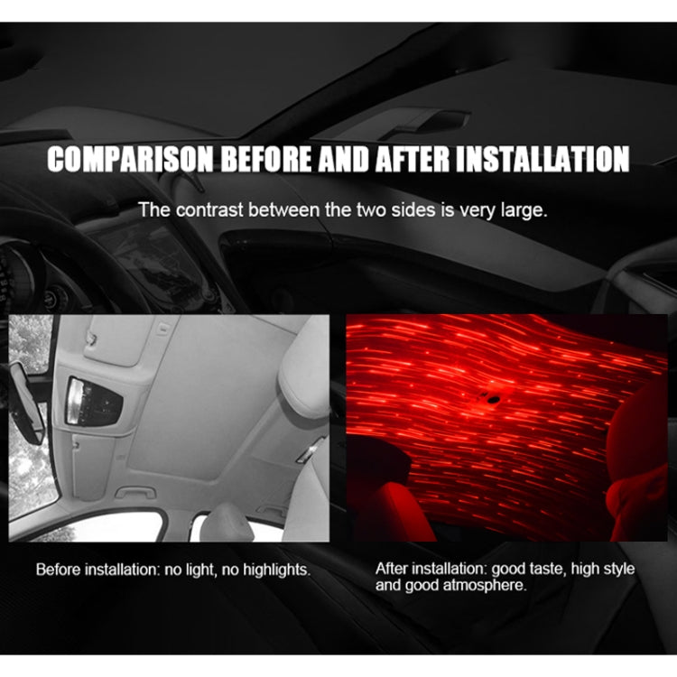 Roof Ceiling Atmosphere Decoration Red Light Star Night Lights Meteor Lamp Projector with Remote Control, Meteor/Remote Control