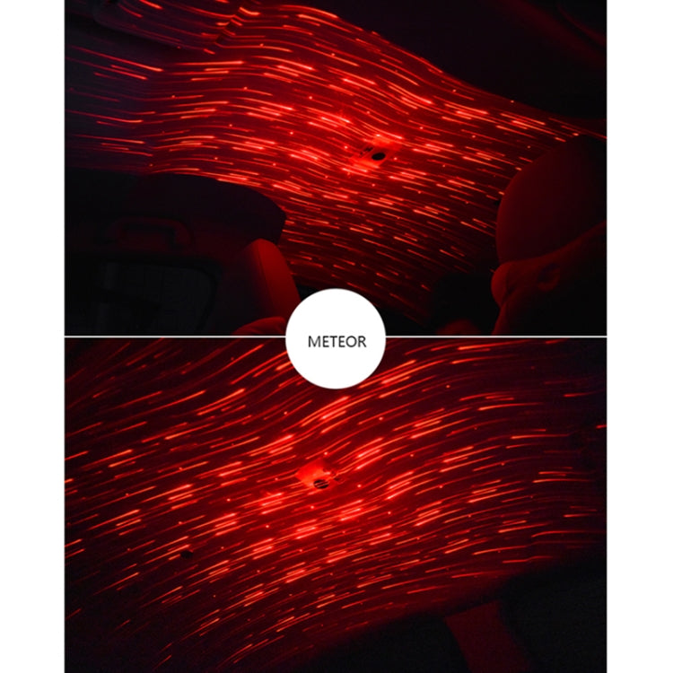 Roof Ceiling Atmosphere Decoration Red Light Star Night Lights Meteor Lamp Projector with Remote Control, Meteor/Remote Control