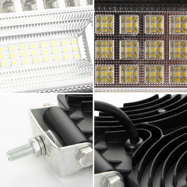 2 PCS 4 inch 20W Spot / Flood Light White Light Square-Shaped Waterproof Car SUV Work Lights Spotlight LED Bulbs, DC 9-30V, 4 inch 20W Square-Shaped