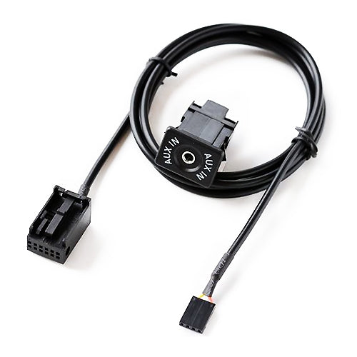 AUX Interface + Wiring Hardness for Ford Fiesta / Focus / Mondeo / PUMA / MK2 / MK3 / S-MAX, Cable Length: 1.5m, Ford Fiesta / Focus