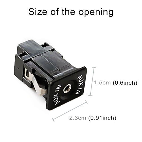 AUX Interface + Wiring Hardness for Ford Fiesta / Focus / Mondeo / PUMA / MK2 / MK3 / S-MAX, Cable Length: 1.5m, Ford Fiesta / Focus