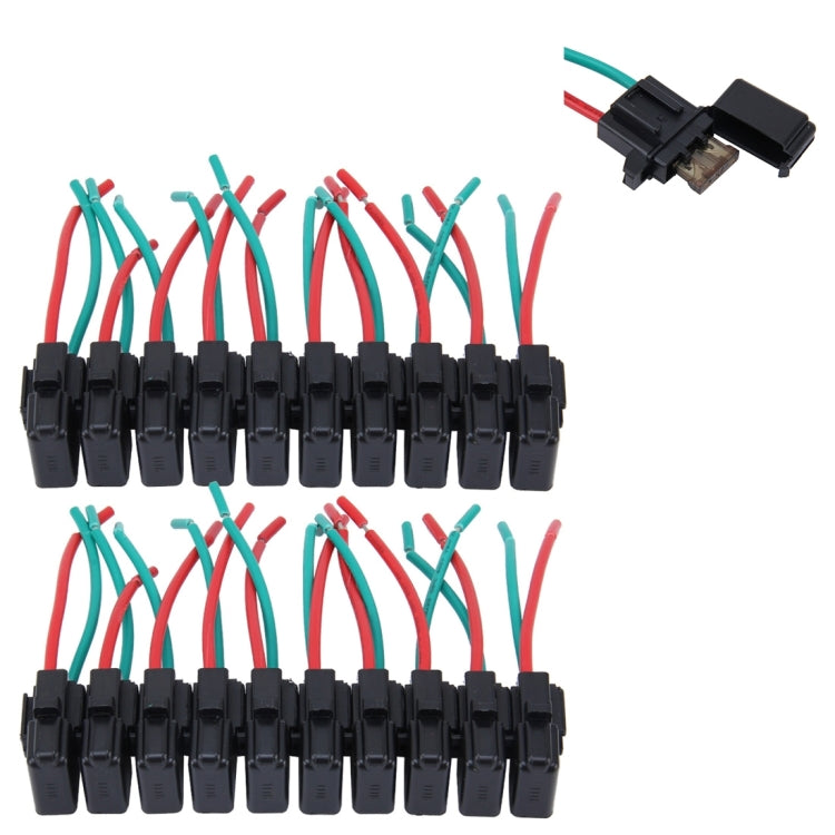 20 PCS Removable Car Blade Fuse Box Holder, 20 PCS Blade Fuse Box Holder