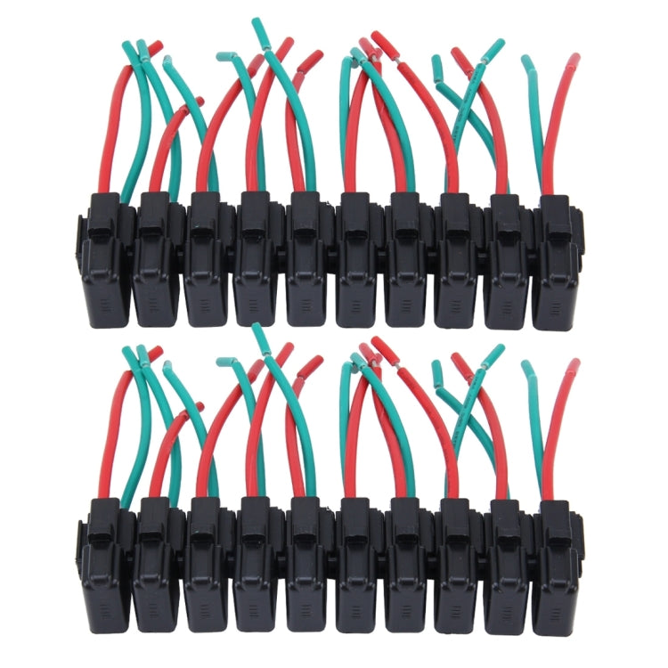 20 PCS Removable Car Blade Fuse Box Holder, 20 PCS Blade Fuse Box Holder