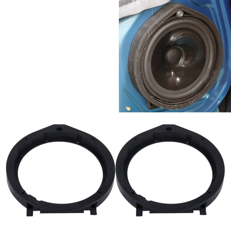 2 PCS Car Auto ABS Loudspeaker Base Protection Cover Holder Mat for Honda, For Honda