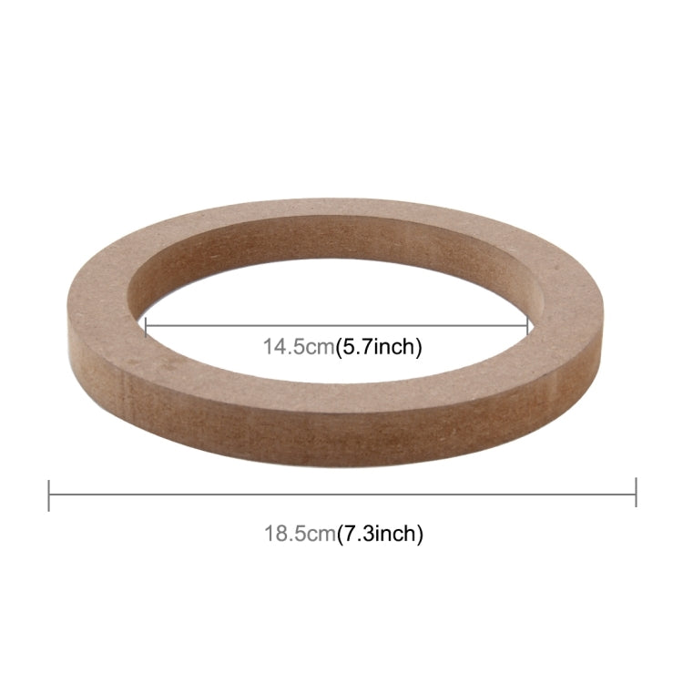 2 PCS Car Auto Universal Wood Loudspeaker Base Protection Cover Holder Mat, Inner Diameter: 14.5cm, Universal