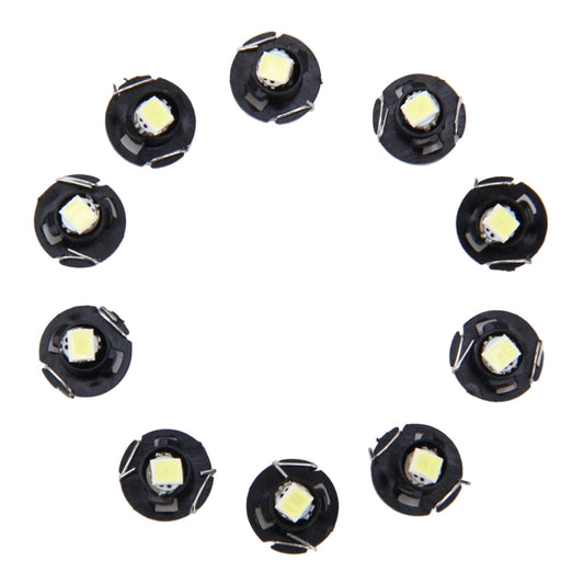 10 PCS 0.5W T4.2 Wedge Instrument Panel LED Light Dashboard Gauge Cluster Indicator Lamp Bulb, 0.5W T4.2