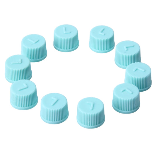 100 PCS Car Auto Universal Dustproof Air Condition Low Pressure Protective Valve Cap Cover, Low Pressure