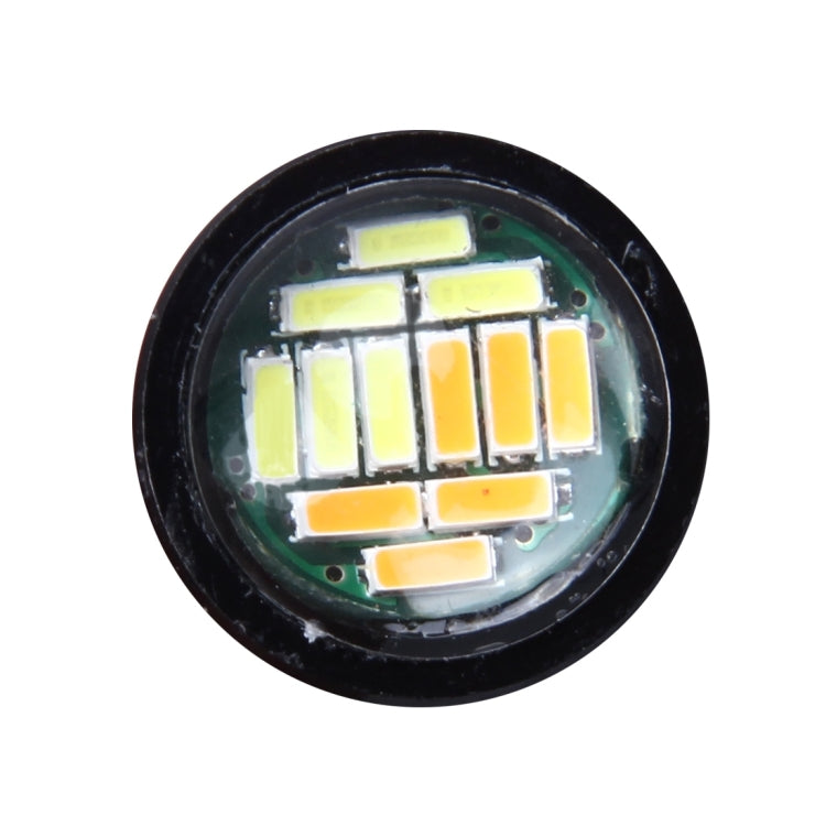 2 PCS 2W Car Auto Eagle Eyes Fog Light Turn Light with 12 SMD-4014 LED Lamps, DC 12V Cable Length: 55cm, SMD-4014, Eagle Eye Light 12V/2W