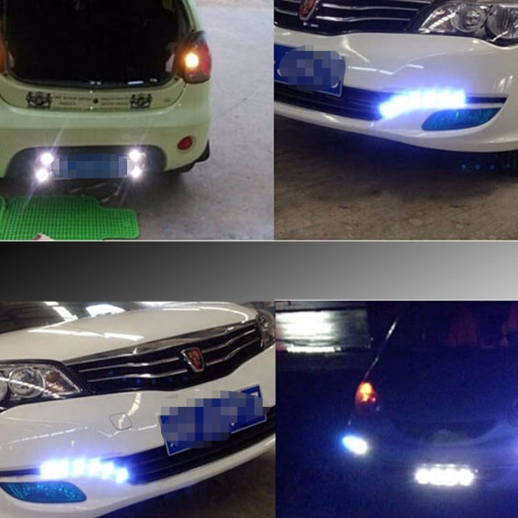 2 PCS 2W Car Auto Eagle Eyes Fog Light Turn Light with 12 SMD-4014 LED Lamps, DC 12V Cable Length: 55cm, SMD-4014, Eagle Eye Light 12V/2W