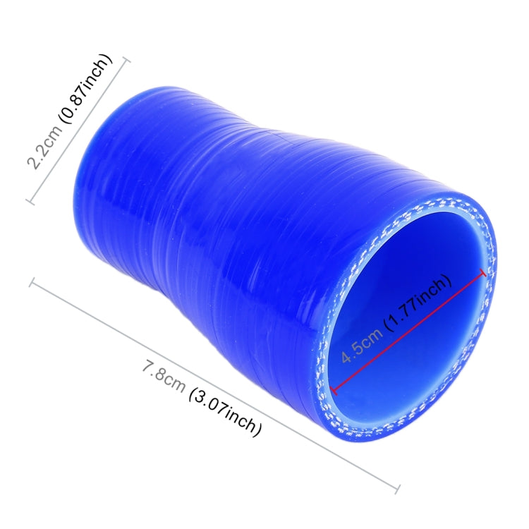 2.2cm to 4.5cm Diameter Variable Straight Turbo Intake Pipe Silicone Reducer Hose, 22-45mm