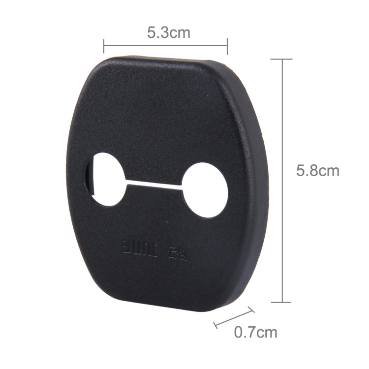 4 PCS Car Door Lock Buckle Decorated Rust Guard Protection Cover for X-TRAIL, For X-TRAIL