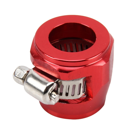 AN10 Car Performance Aluminum Accessories Adapter Nitrite Hose Finisher Adapter Nylon Braided Hose Clamp Red Finish, Random Color Delivery, AN10