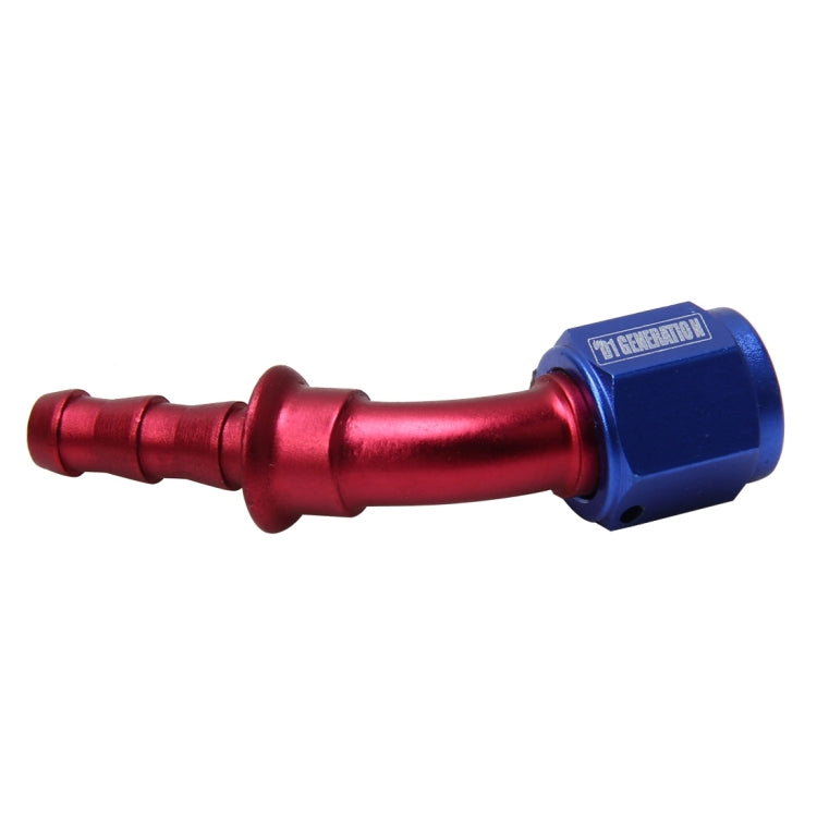 Pipe Joints 45 Degree Swivel Oil Fuel Fitting Adaptor Oil Cooler Hose Fitting Aluminum Alloy AN4 Fitting Car Auto Accessories, 45 Degree AN4