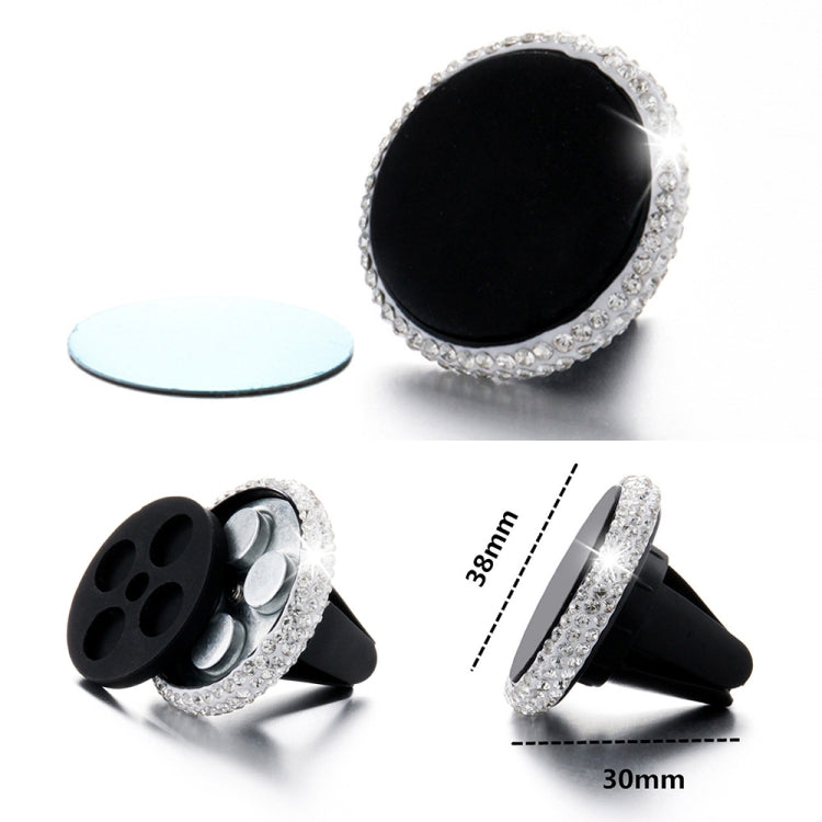 Car Diamond Magnetic Air Outlet Mobile Phone Holder, Air Outlet Holder(White), Air Outlet Holder (Colourful White), Air Outlet e Holder(Colour), Air Outlet Holder(Pink)