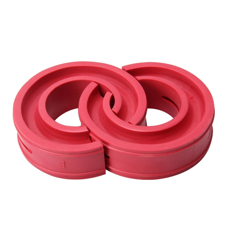 2 PCS Car Auto D Type Shock Absorber Spring Bumper Power Cushion Buffer, Spring Spacing: 22mm, Colloid Height: 43mm(Red), D Type(Spring Spacing: 22mm, Height: 43mm)