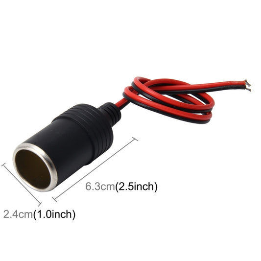 Prise d'alimentation allume-cigare pour voiture DC 12V, longueur du câble de rallonge : 35 cm, 12V Longueur : 35 cm