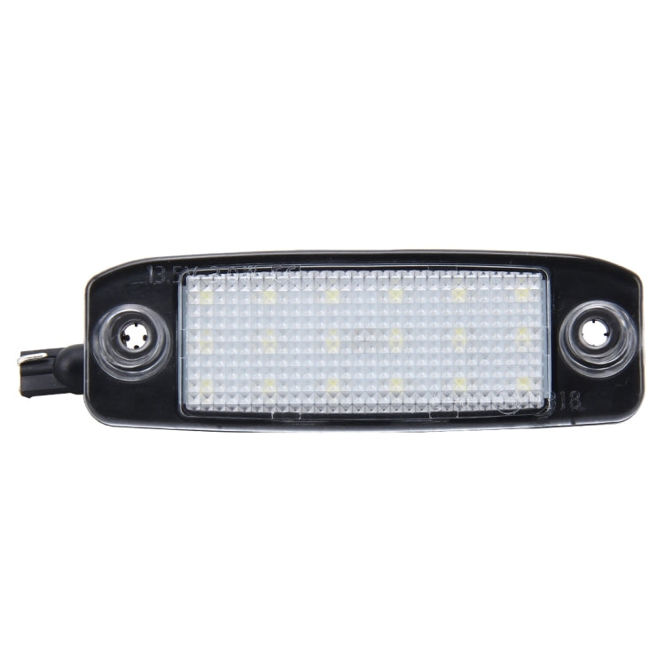 2 PCS LED License Plate Light with 18 SMD-3528 Lamps for Hyundai Sonata,2W 120LM,6000K, DC12V(White Light), For Hyundai Sonata