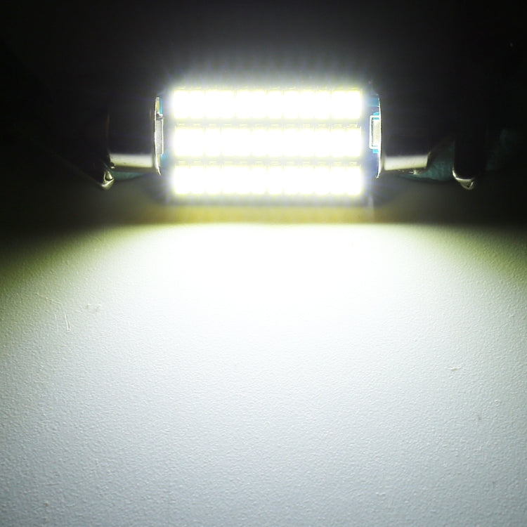 2 PCS 41mm DC12V / 1.5W / 6000K / 100LM 36LEDs SMD-3014 Car License Plate Light / Dome Light, with Decoder, 1.5W 41mm