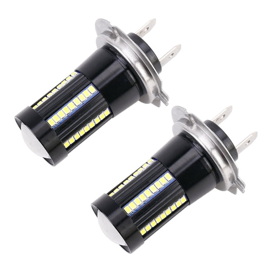 2 PCS H7 DC9-16V / 8.2W / 6000K / 655LM Car Auto Fog Light 66LEDs SMD-2016 Lamps, H7