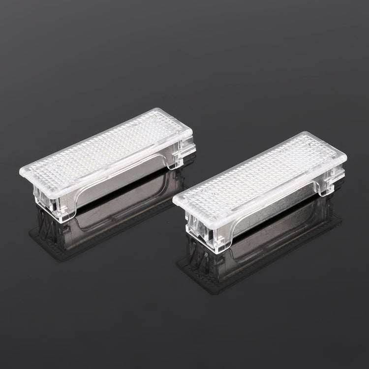2 PCS LED Car DC 12V 1.5W 6000K 100LM Door Lights 18LEDs SMD-3528 Lamps for BMW E81, For BMW E81