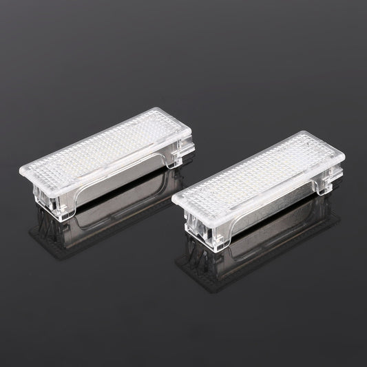 2 PCS LED Car DC 12V 1.5W 6000K 100LM Door Lights 18LEDs SMD-3528 Lamps for BMW E81, For BMW E81