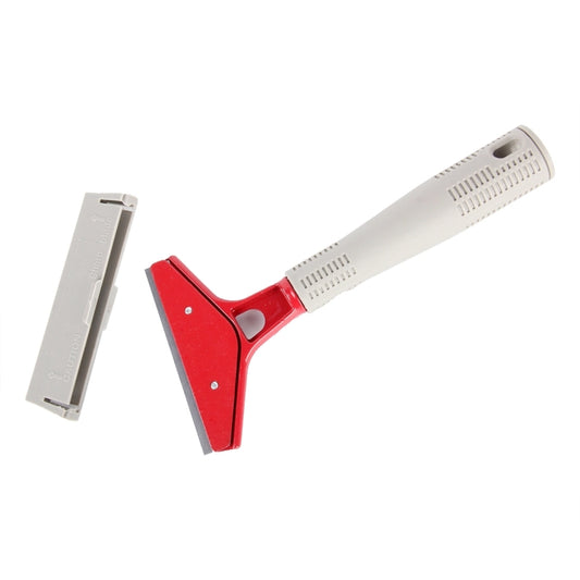 Raclette de film pour vitres de voiture en métal pur avec lame, outil de nettoyage pour vitres de voiture, outil de pose de film teinté avec couvercle, raclette de film à lame en métal pur