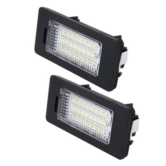 2 PCS 2W 120 LM Car License Plate Light with 24 SMD-3528 Lamps for Audi,Volkswagen, DC 12V, For Audi,Volkswagen