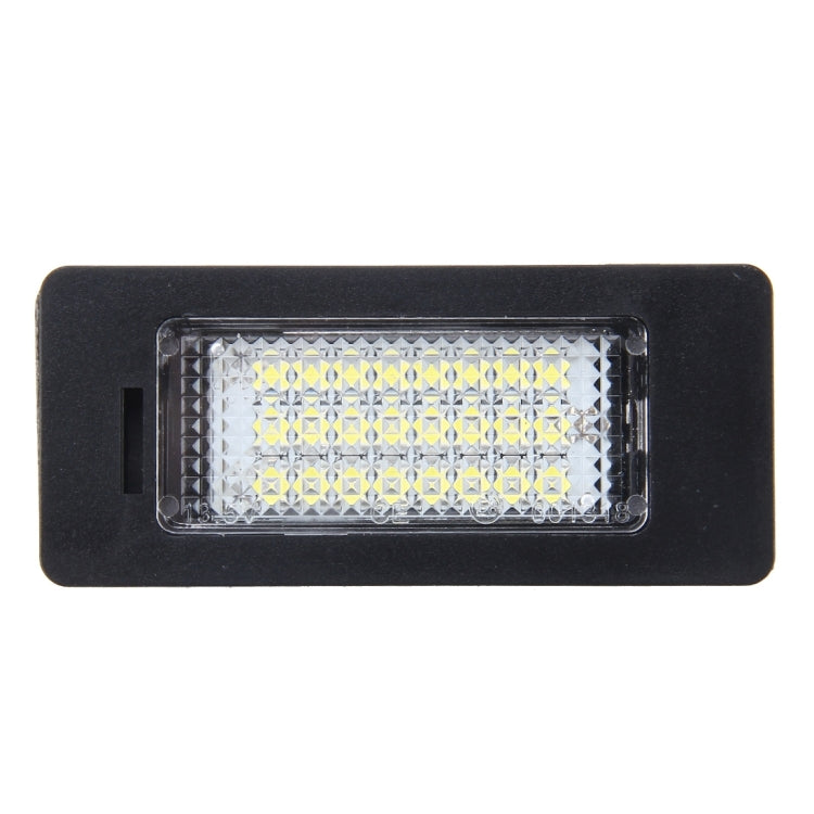 2 PCS 2W 120 LM Car License Plate Light with 24 SMD-3528 Lamps for Audi,Volkswagen, DC 12V, For Audi,Volkswagen