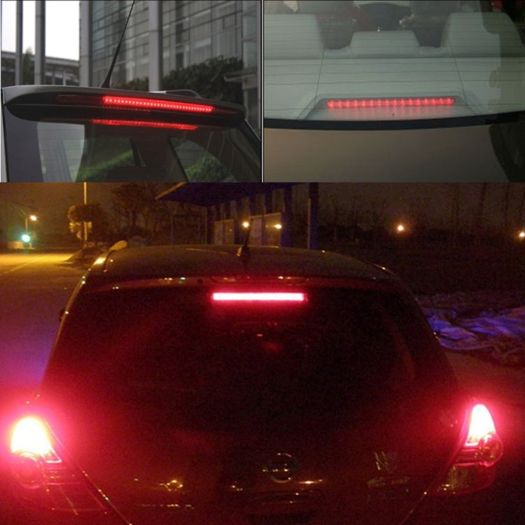 14 LEDs Red Light Car Third Brake Light, DC 12V Cable Length: 80cm, 14 LEDs