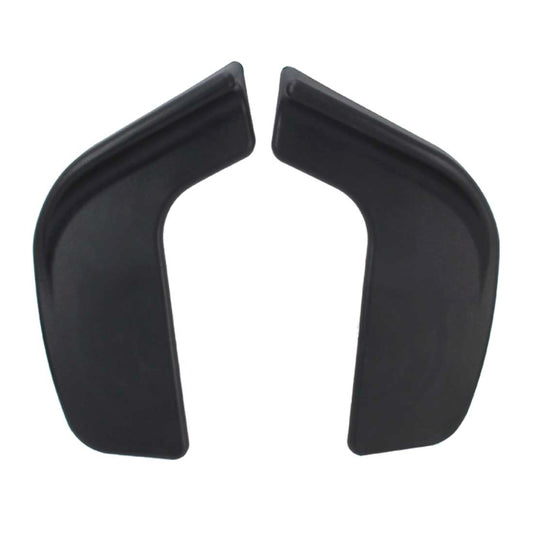 2 PCS Universal Fit Car Front Bumper Spoiler Lip Splitter Diffuser SUV ABS Front Shovel, Length: 57cm, Length: 57cm