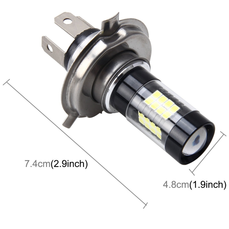 H4 7W 420LM 6000K Car Fog Lights with 42 SMD-3528 LED Lamps, DC 12V, H4