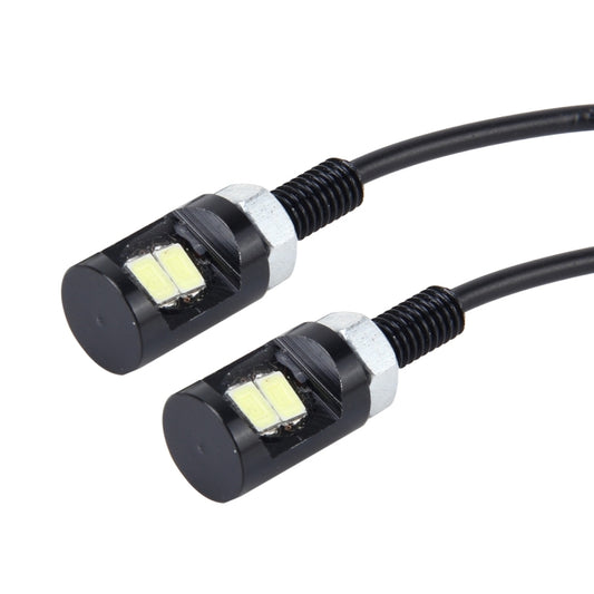 2 PCS 2W 100 LM 6500K Car License Plate Light with 2 SMD-5630 Lamps, DC 12V, 2W 100 LM 6500K