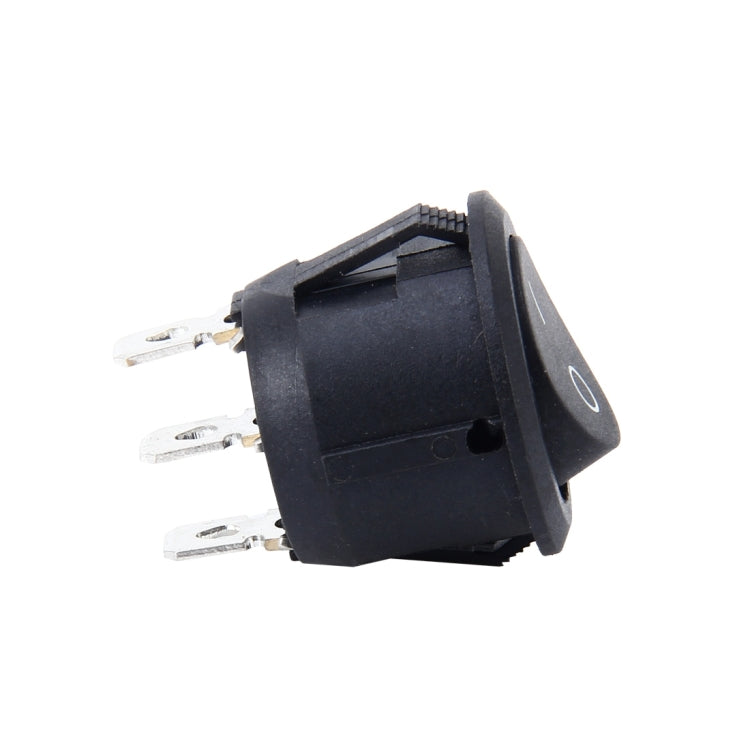 10 PCS Car Auto Universal DIY 3 Pin Round Cap OFF- ON Push Button, 3 Pin