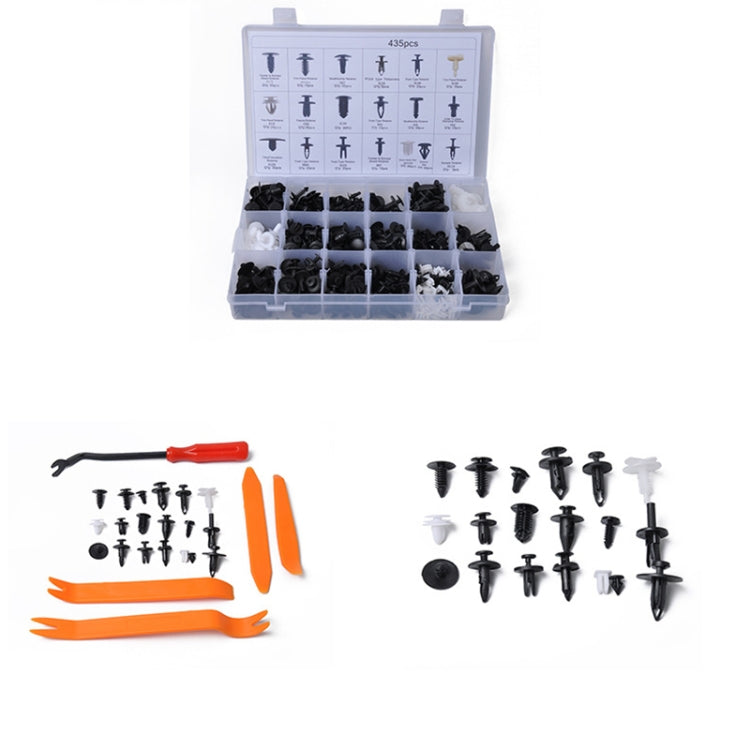 435 PCS Car Retainer Clips Assortment Car Panel Trim Plastic Fasteners Rivet Clips Set for Ford / Jeep, 435 PCS