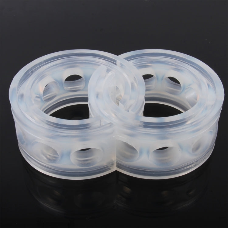 2 PCS Car Auto A Type Shock Absorber Spring Bumper Power Cushion Buffer, Spring Spacing: 47mm, Colloid Height: 80mm, A Type(Spring Spacing: 47mm, Height: 80mm)