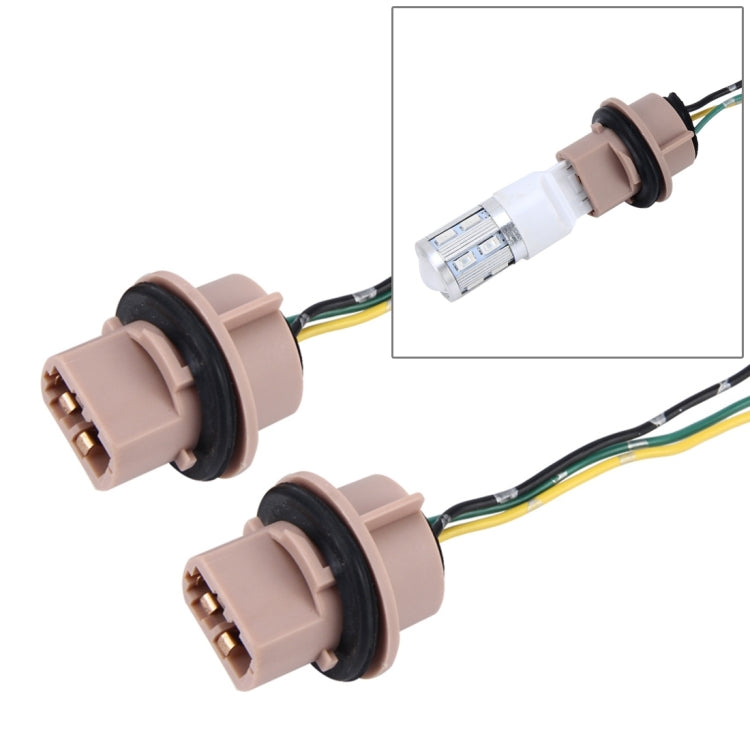 2 PCS Car Auto LED Bulb Socket Holder (No Including Light), H4, H7, H8/H11, 1156, 7443, H1/H3