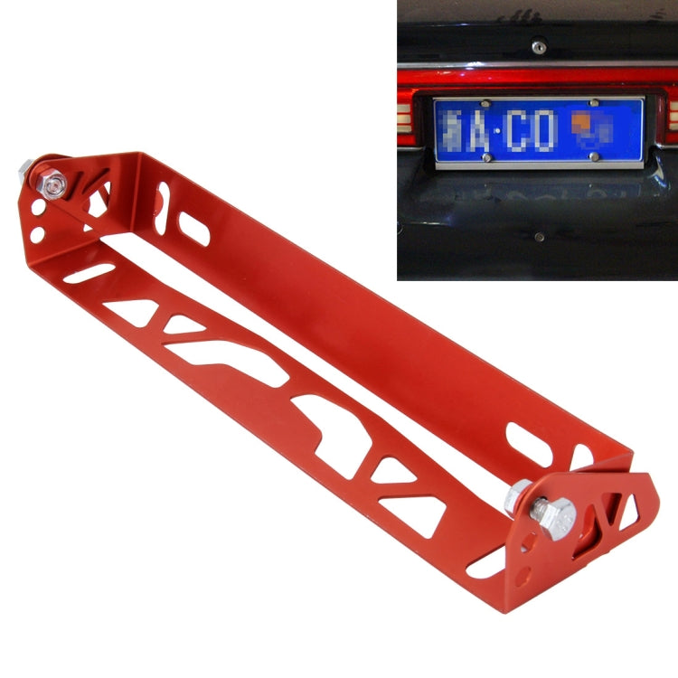 Support de plaque d'immatriculation modifié universel en alliage d'aluminium pour voiture
