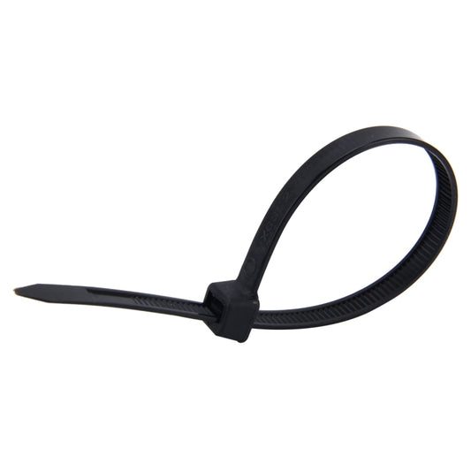 100pcs /Pack 8mm*200mm Nylon Cable Ties, 8mm*200mm Black