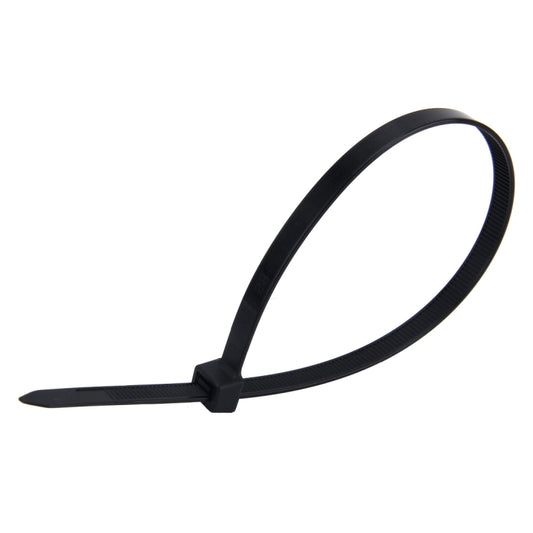 250 PCS 8mm*300mm Nylon Cable Ties, 8mm*300mm Black, 8mm*300mm White