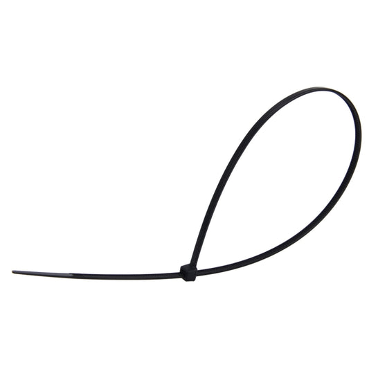500pcs /Pack 4mm*300mm Nylon Cable Ties, 4mm*300mm Black