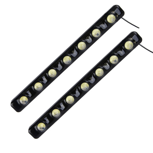2 PCS 7W 210 LM 6000K DRL Daytime Running Light with 7 SMD-5050 Lamps, DC 12V, 7W