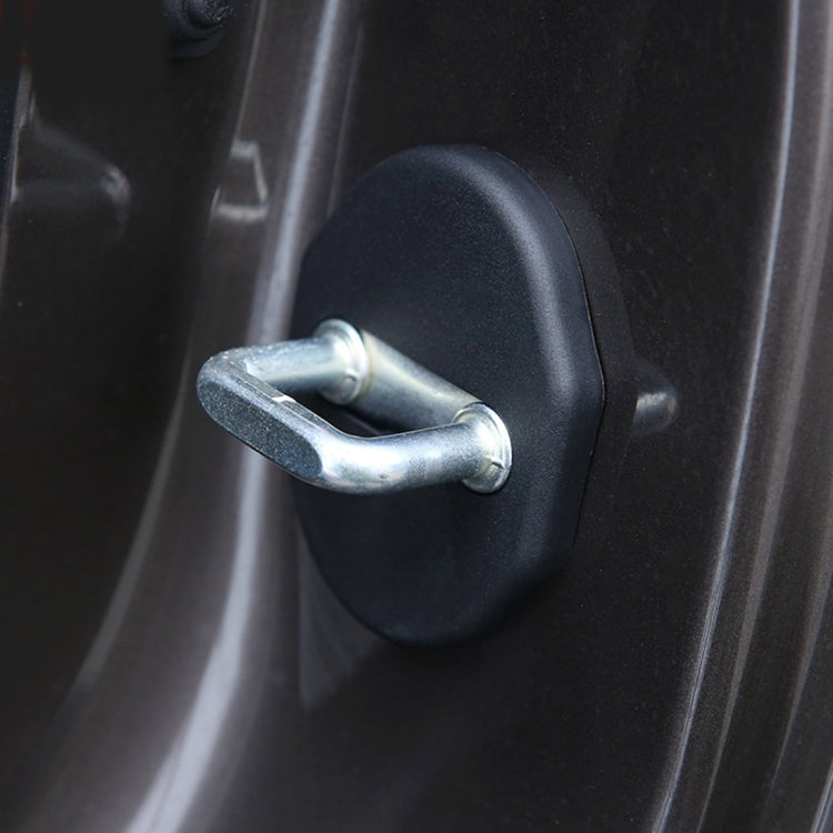 4 PCS Car Door Lock Buckle Decorated Rust Guard Protection Cover for LANCERFORTIS ASX LingYue V3 V5 V6 V7, For Lancer Fortis
