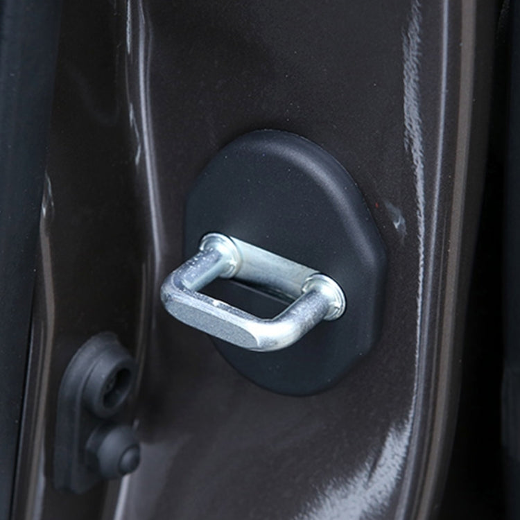 4 PCS Car Door Lock Buckle Decorated Rust Guard Protection Cover for LANCERFORTIS ASX LingYue V3 V5 V6 V7, For Lancer Fortis