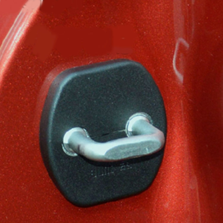 4 PCS Car Door Lock Buckle Decorated Rust Guard Protection Cover for NISSAN and Venucia, For NISSAN