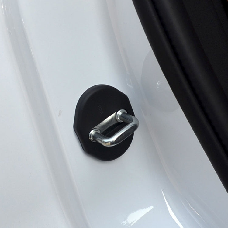 4 PCS Car Door Lock Buckle Decorated Rust Guard Protection Cover for Besturn B50 B70 Hawtai BOLIGER Santa Fe Luxgen SUV MPV7 U6, For Pentium B50