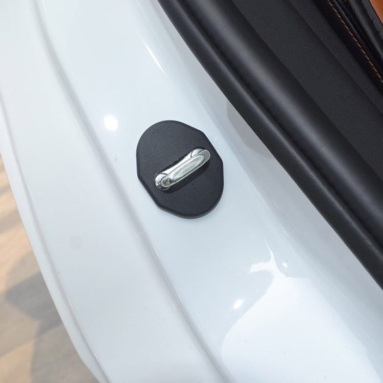 4 PCS Car Door Lock Buckle Decorated Rust Guard Protection Cover for Besturn B50 B70 Hawtai BOLIGER Santa Fe Luxgen SUV MPV7 U6, For Pentium B50