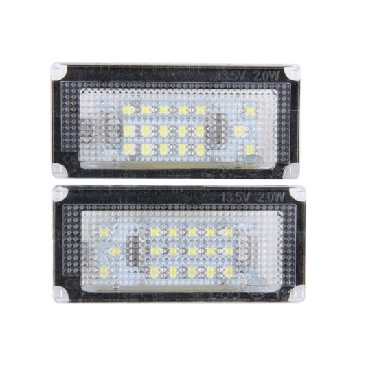2 PCS License Plate Light with 18 SMD-3528 Lamps for BMW Mini COOPER R50/R52/R53, For BMW Mini COOPER