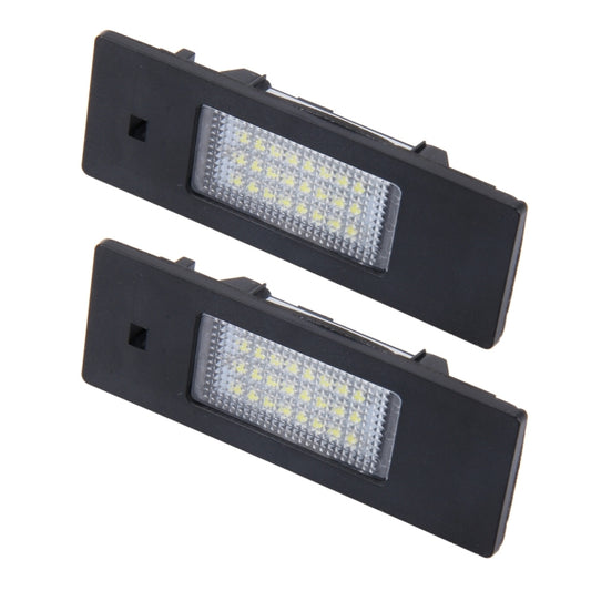 2 PCS License Plate Light with 24 SMD-3528 Lamps for BMW E87, For BMW E87